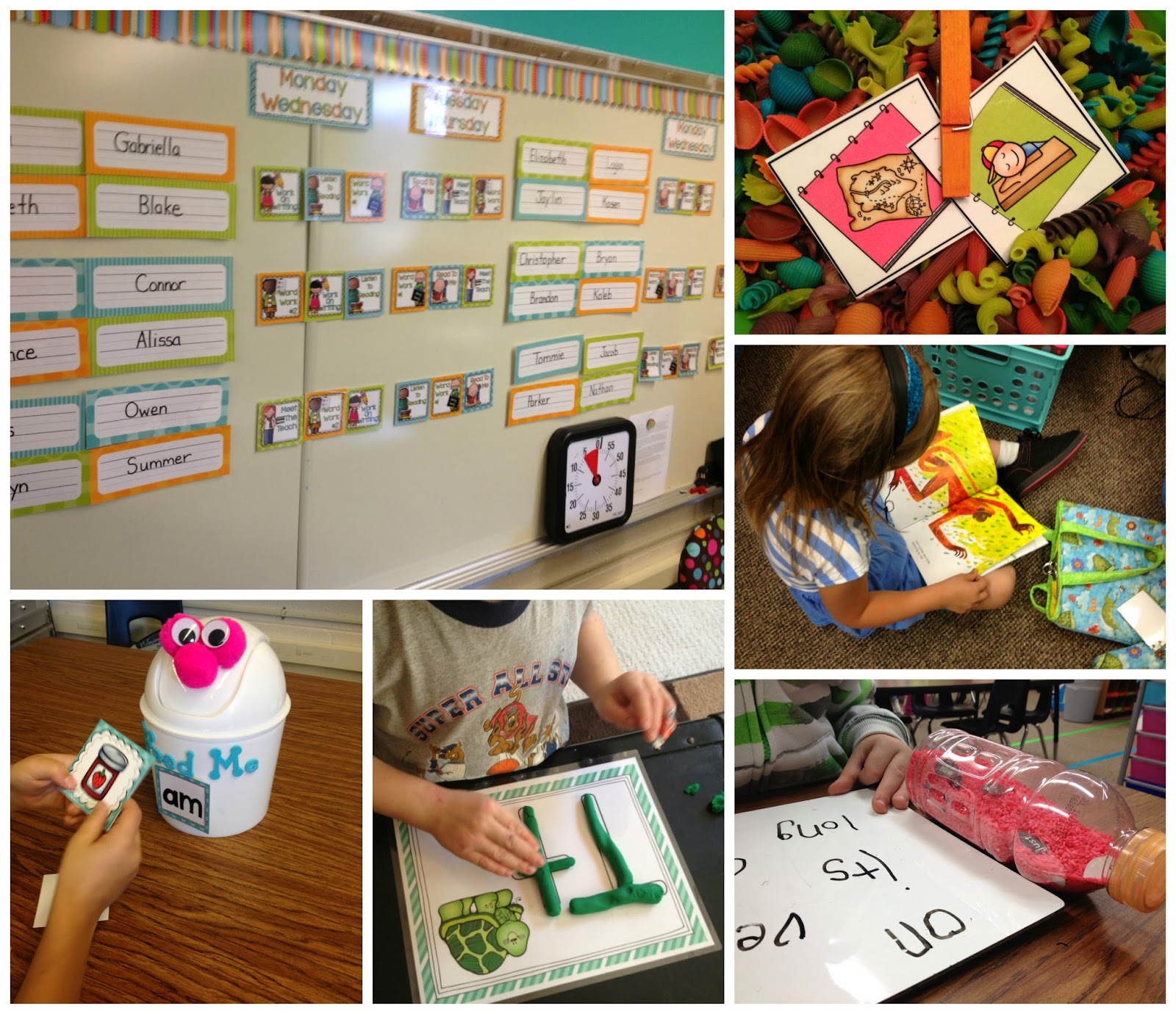 This blog post has daily schedules for a kindergarten classroom including Daily 5