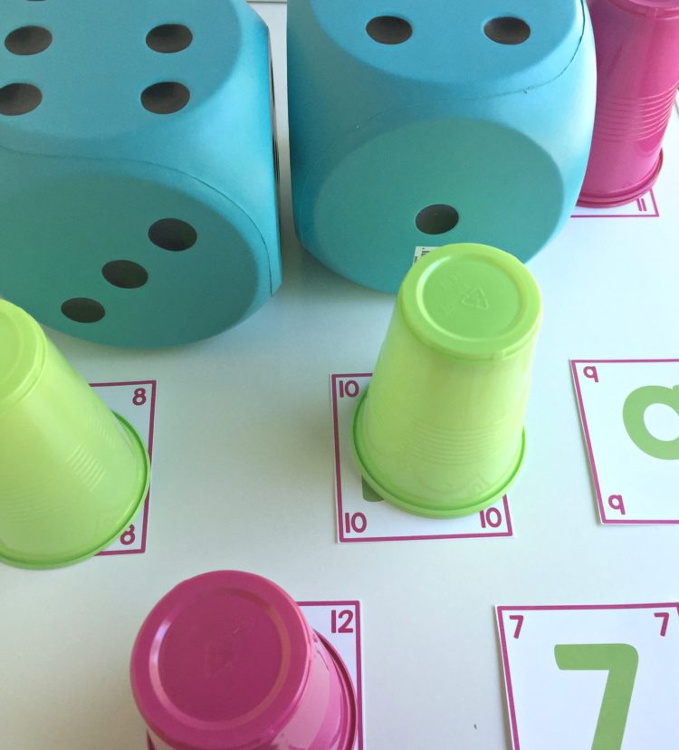 Big Time Bump Game - Differentiated Kindergarten