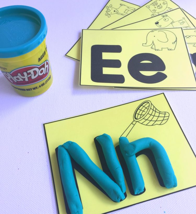 These free, printable play-doh mats will be a great addition to your fine motor take home kit.