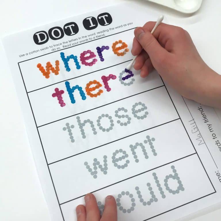 Dot-It Fine Motor Fun and a Freebie - Differentiated Kindergarten