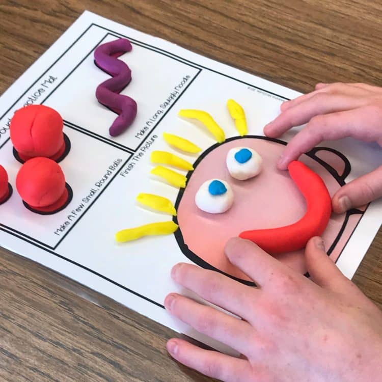 Back to School Play Dough/Play-Doh/Playdough Mats