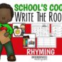 Back To School Rhyming Write the Room - Differentiated and Aligned1