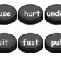 Ball Words Sight Word Mastery System-EDITABLE Hockey Puck Words2