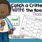Catch a Critter Write the Room Freebie-Differentiated and Aligned1