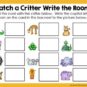 Catch a Critter Write the Room Freebie-Differentiated and Aligned3