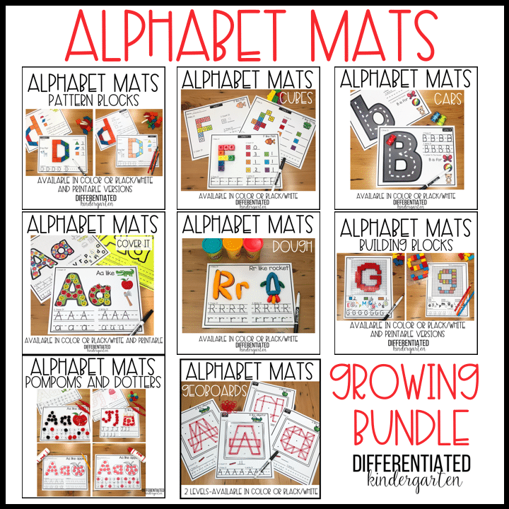 Hands-On Fine Motor Alphabet Mats