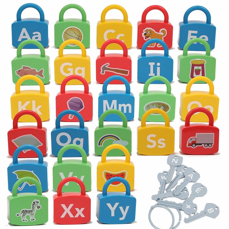 alphabet locks and keys