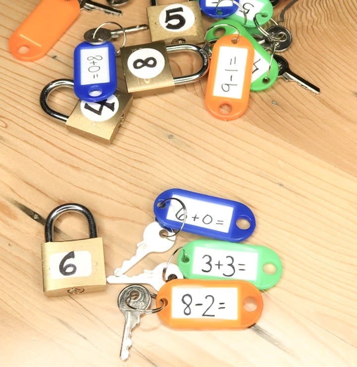 differentiated locks and keys