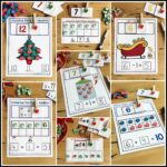 square mini eraser christmas