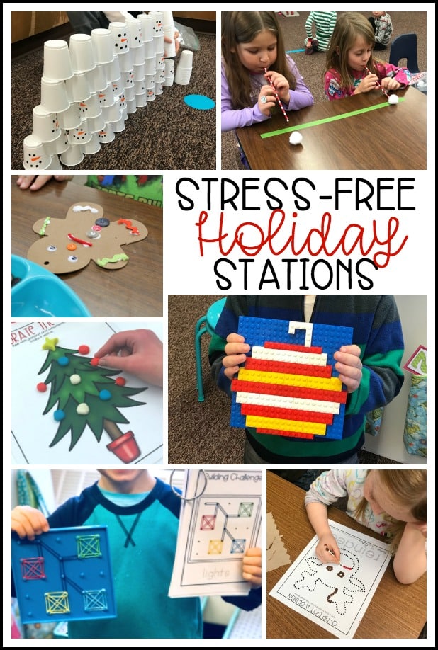 Christmas can be extra stressful for teachers and students, but these kid-tested activities will make the days before the holidays easy and engaging.  Perfect for holiday parties, these activities will delight teachers and students. You will love these engaging, hands-on games and activities.