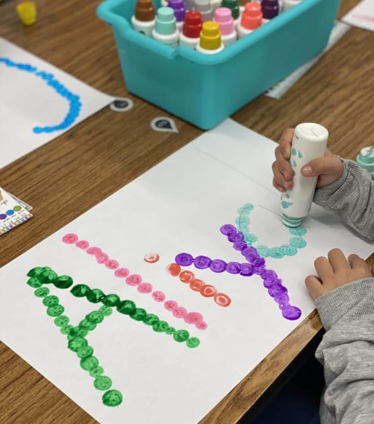 Bingo dotter name writing.