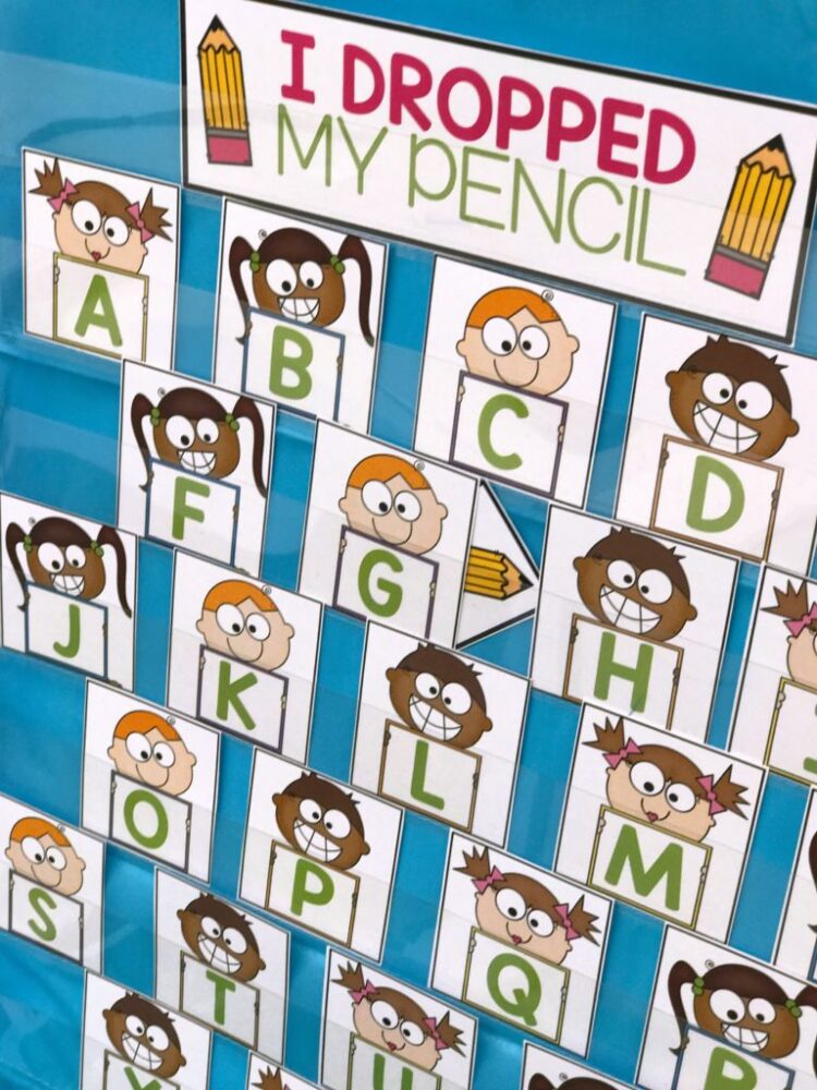 FALL Hide & Seek Pocket Chart Game