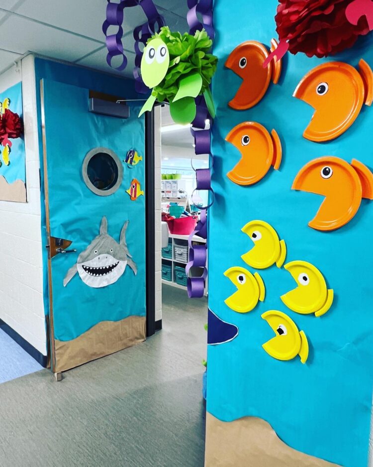 bulletin board  Classroom bulletin boards, Ocean theme classroom