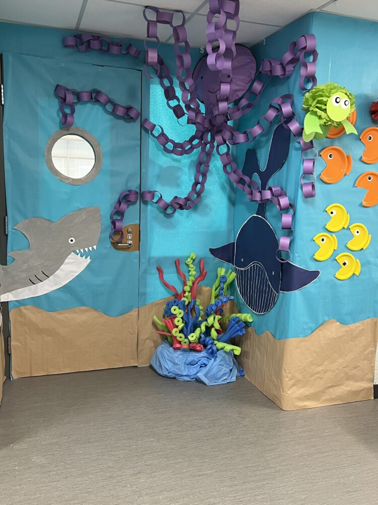 Commotion In The Ocean Bulletin Board Door Differentiated Kindergarten