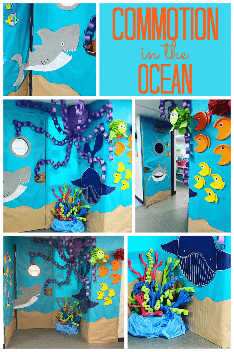 Under the sea  School door decorations, Door decorations