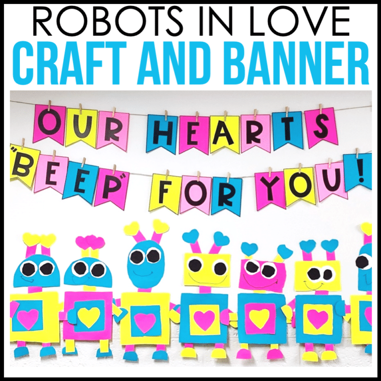 Valentine’s Day Craft and Banner – Bulletin Board Display